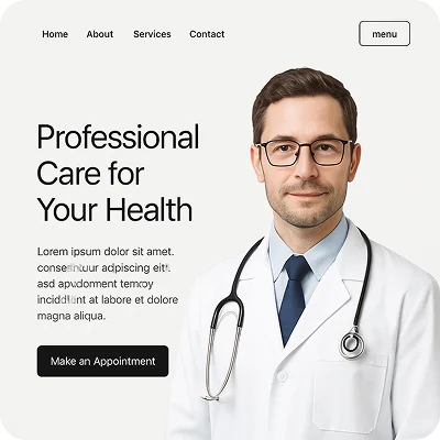 Doctor providing professional care